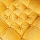 Space Age, lounge chair, 1970s, golden yellow.