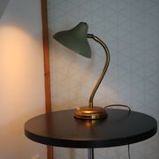Lampe à poser laiton verte 420mm
