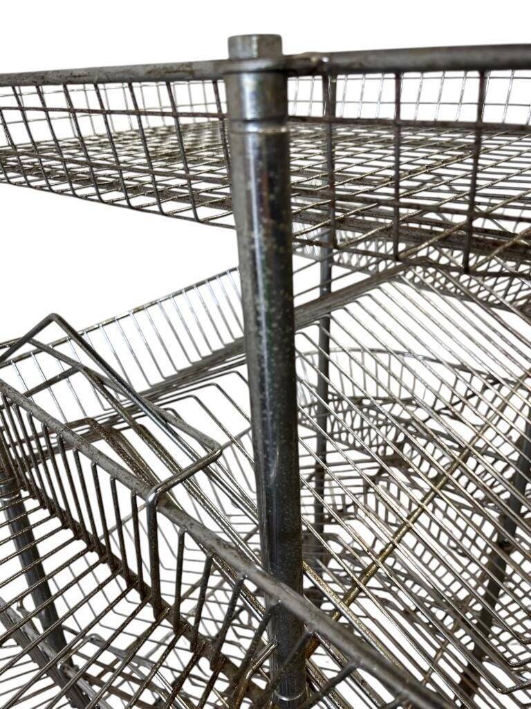 Vintage iron stand / shelf / display rack