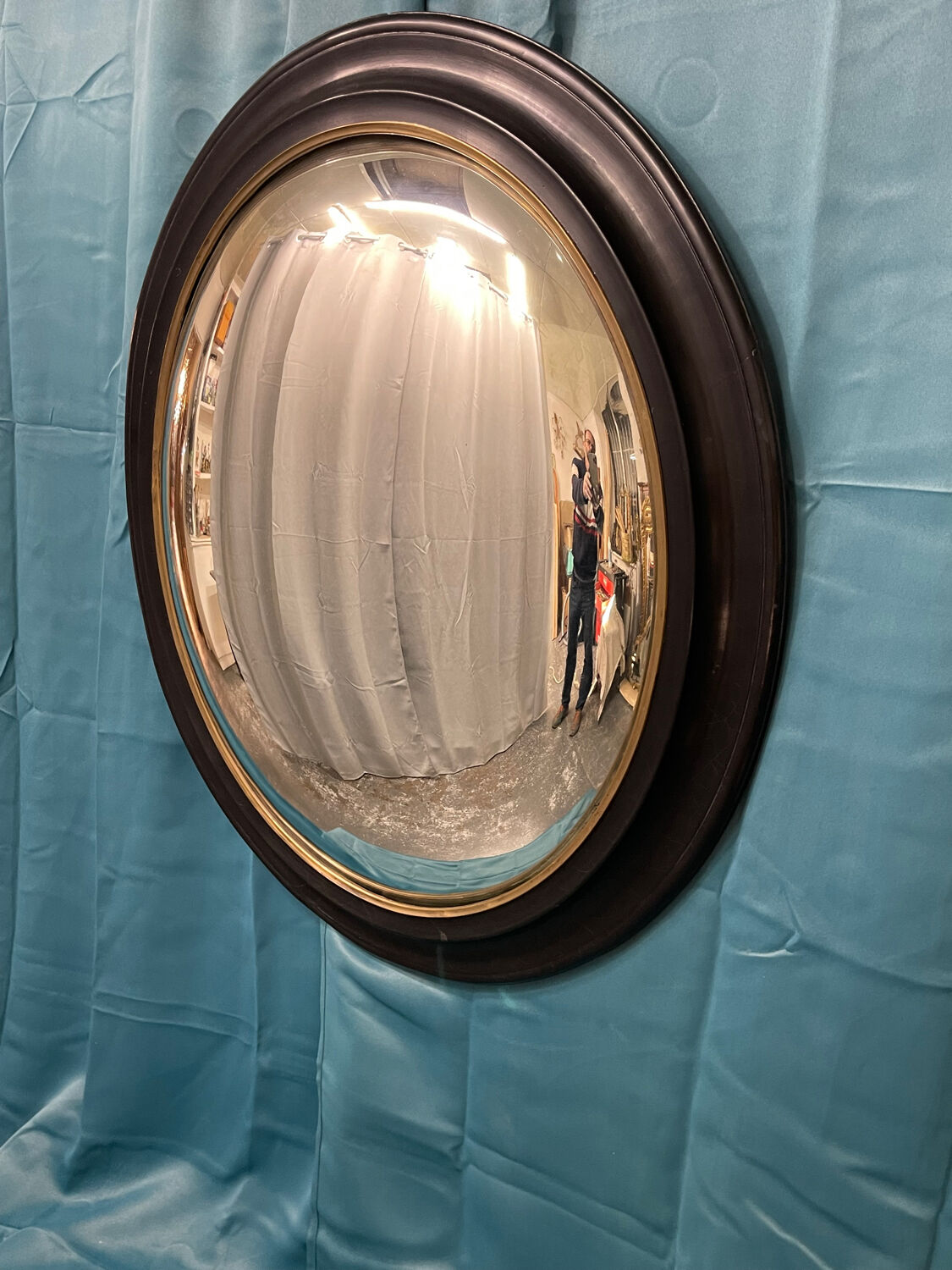 Mirror 90x75 witch of period Napoleon III 1870