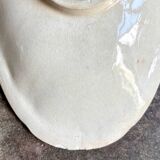 Gien dish in ecru and brown ironstone