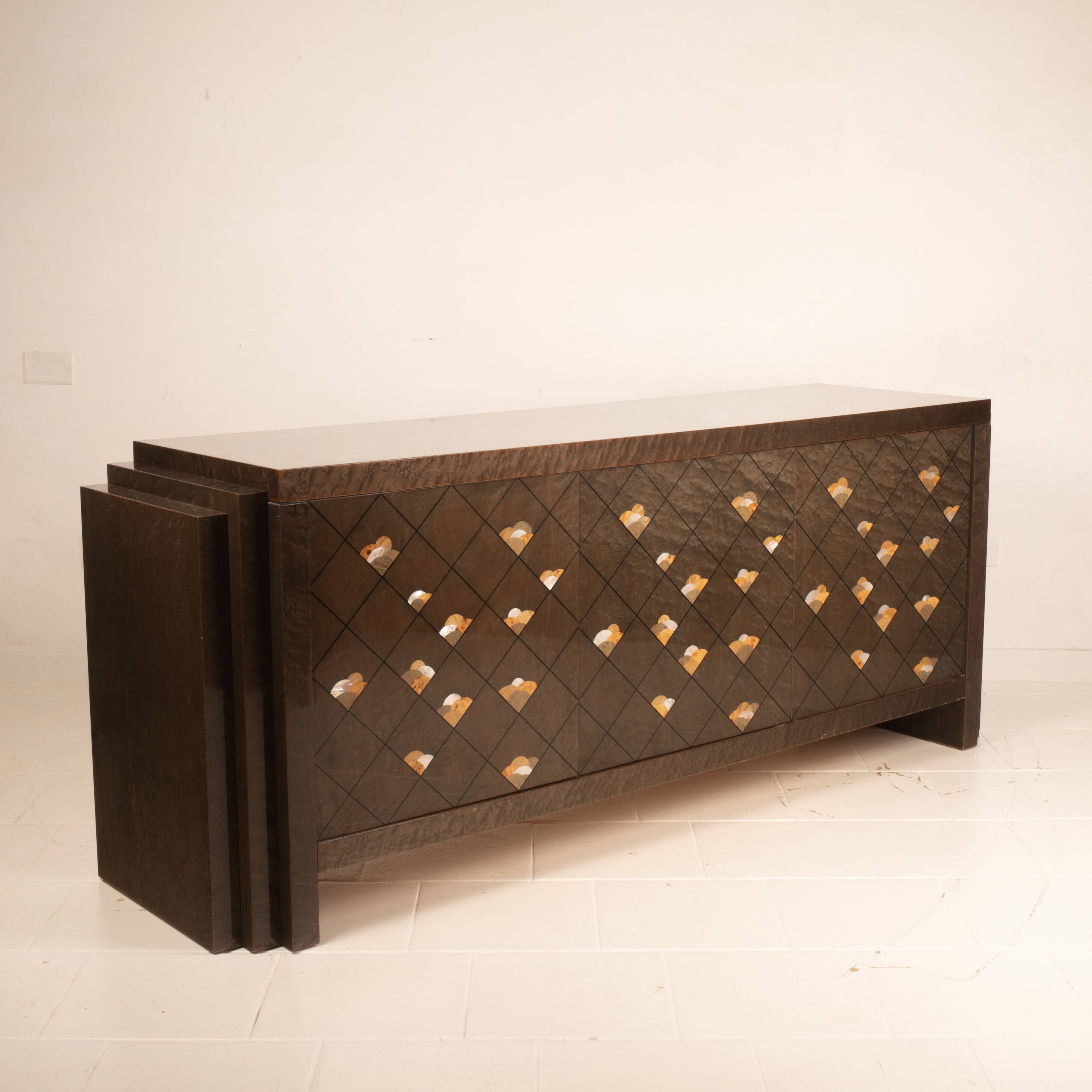 Chiaro di Luna Sideboard by Luciano Frigerio for Frigerio di Desio