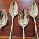 Christofle - Set of 11 Fidélio baguette table spoons in silver-plated metal