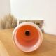 Orange opaline pendant light, 1970s