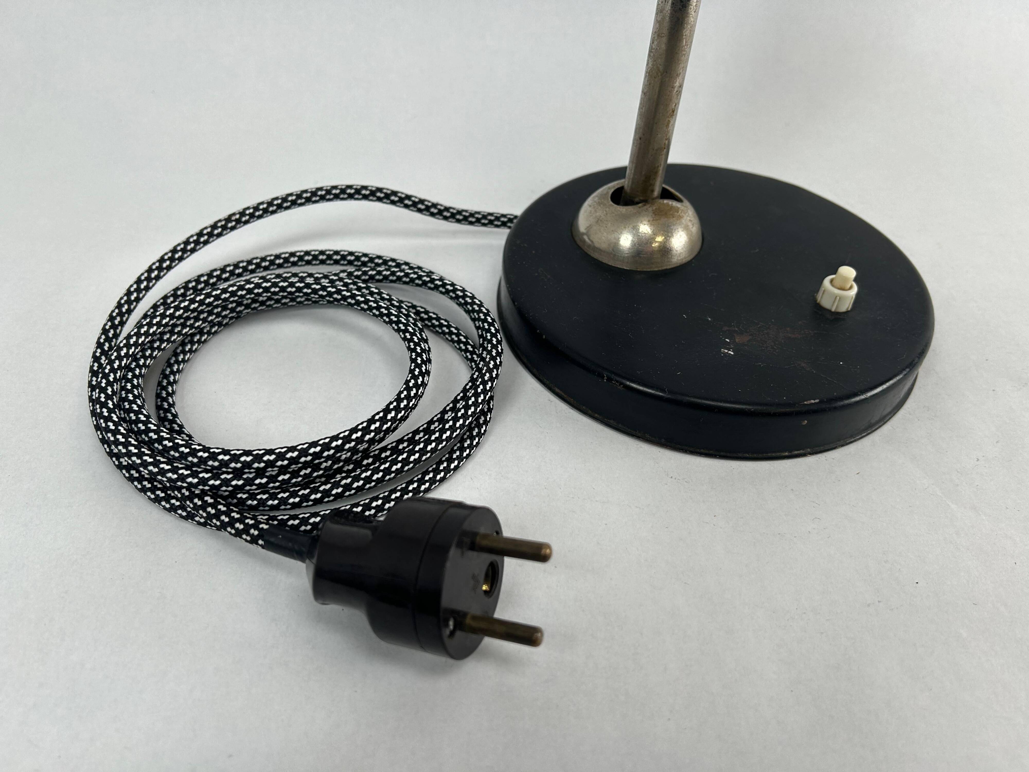 Mid-century design desk lamp by Christian Dell for Escolux Germany.