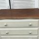 Old White chest of drawers