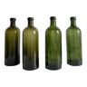 Lot de 4 bouteilles anciennes en verre