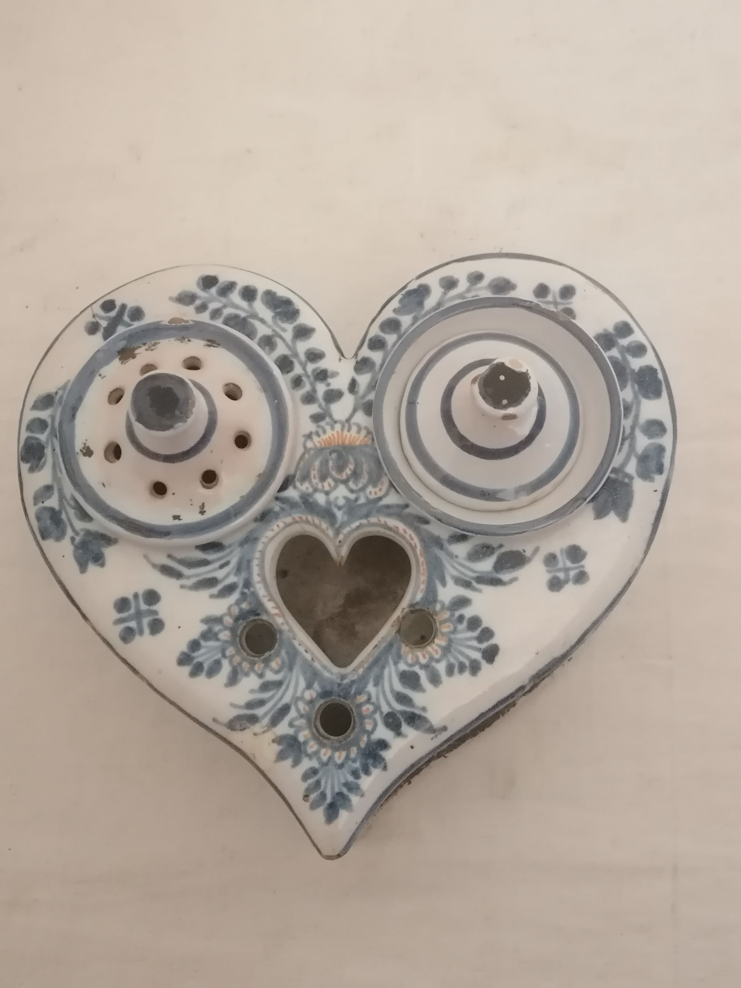 Old ceramic inkwell from Vallauris.