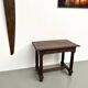 Small carved oak writing table, 19th century
