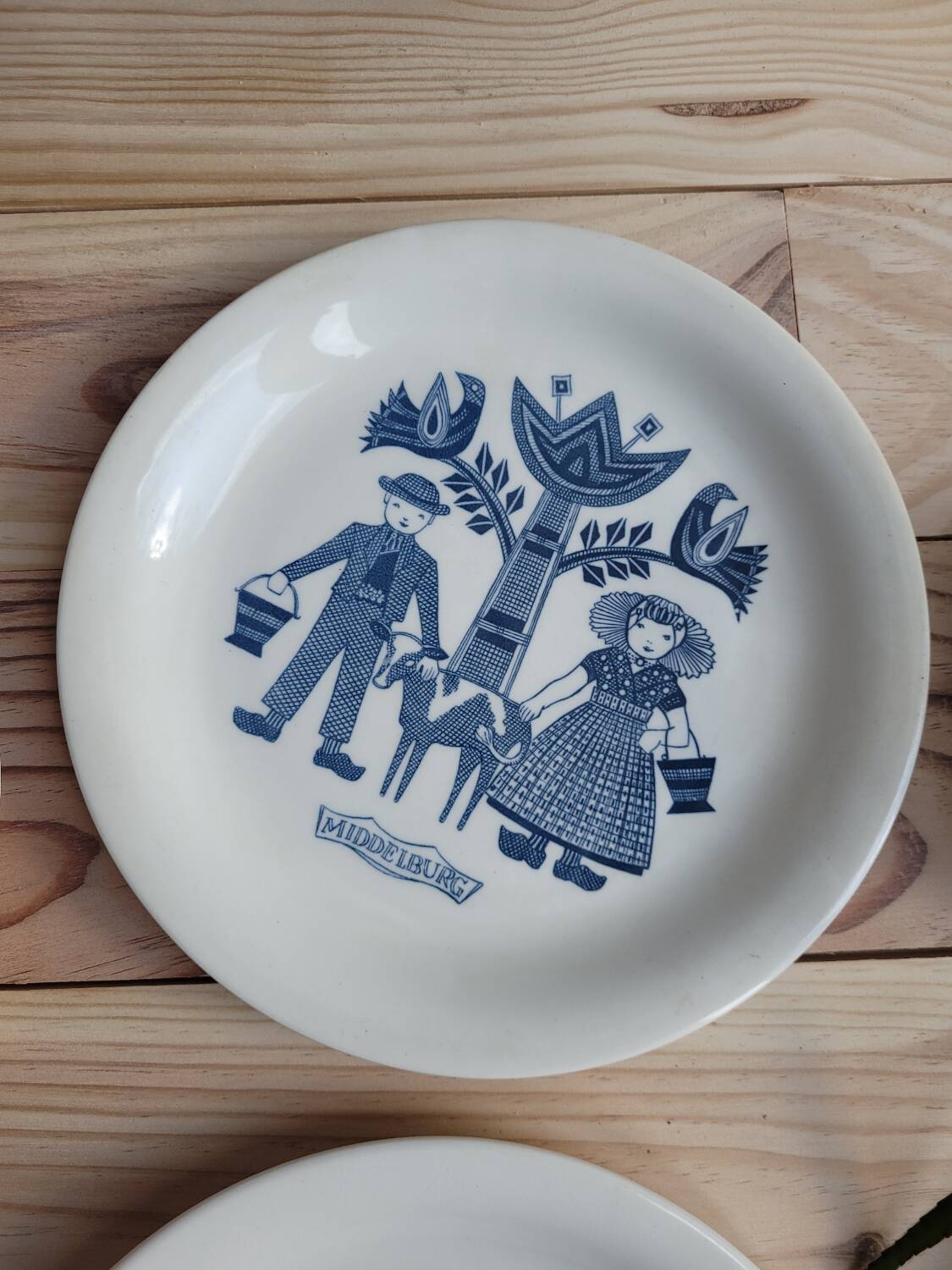 Set of 5 Royal Sphinx Maastricht dessert plates