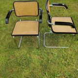 Cesca b64 armchair design Marcel Breuer, years 70