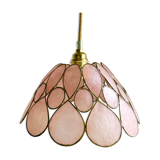 Pink mother-of-pearl suspension