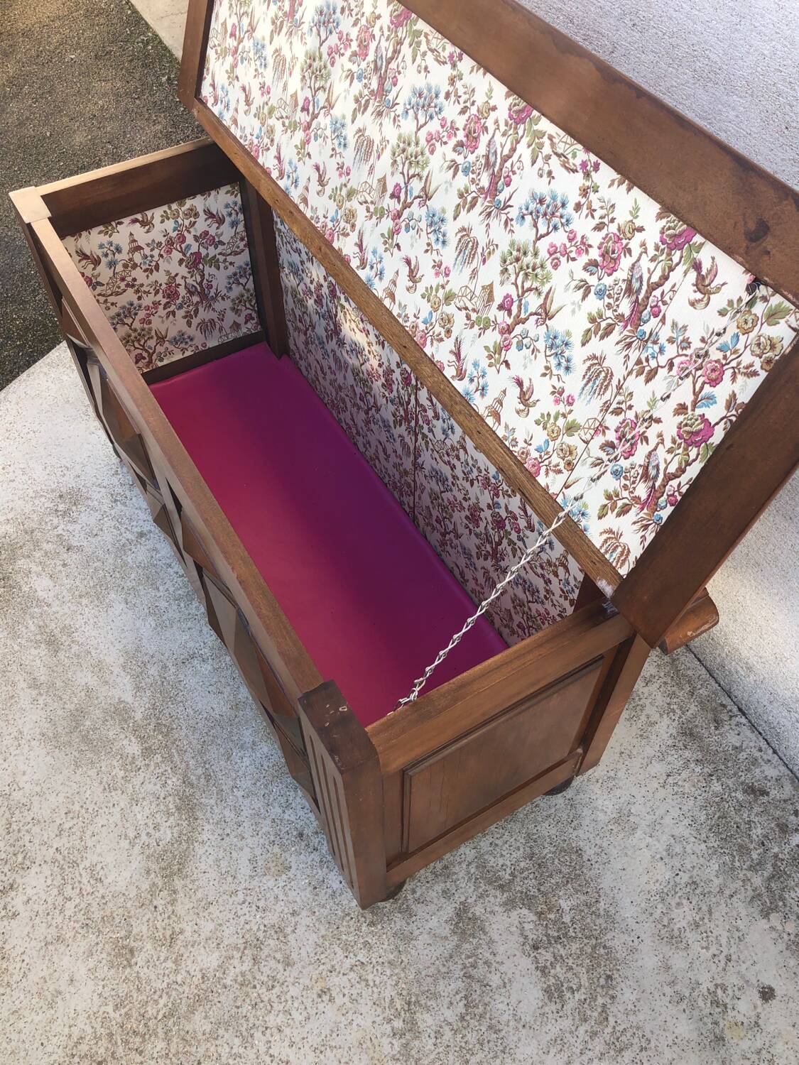 Chest, trunk in old oak