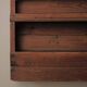 Antique solid wood wall shelf, France, 19th century
