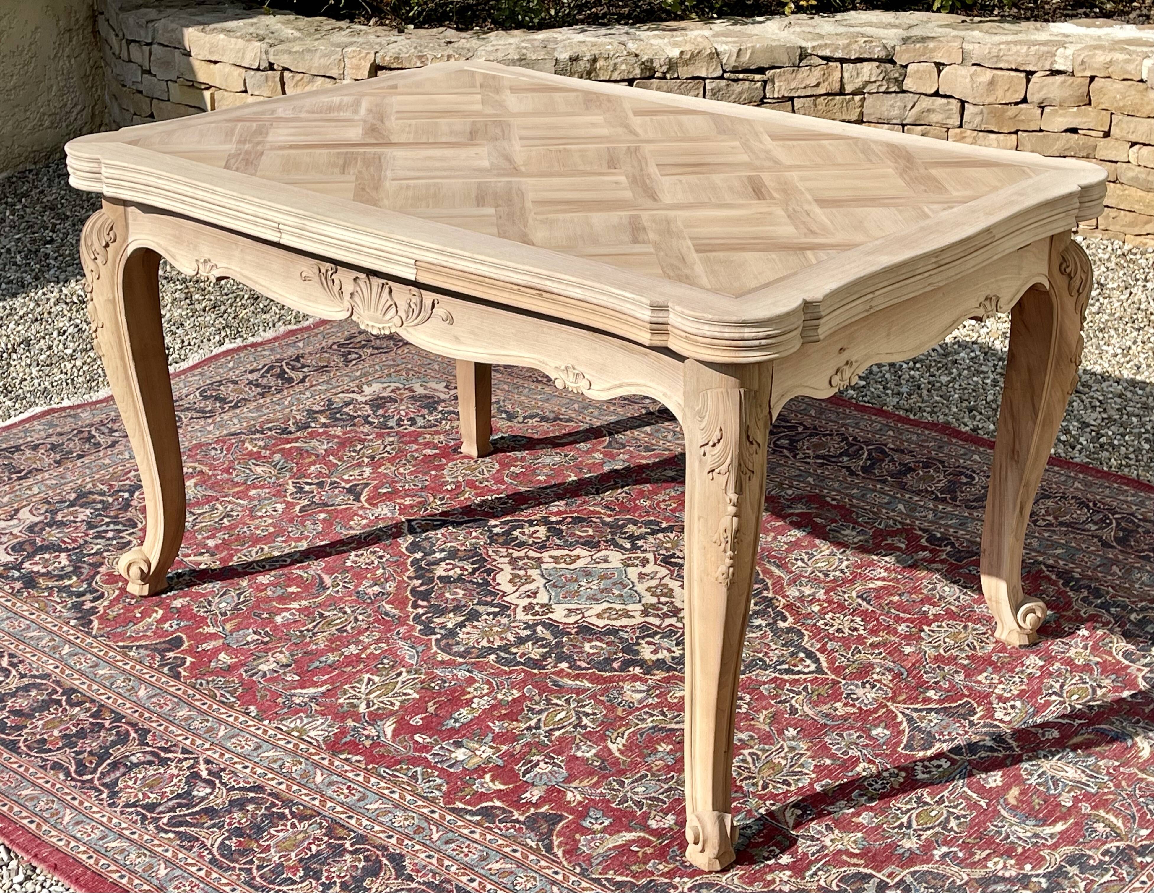 Walnut Table Louis XV Style