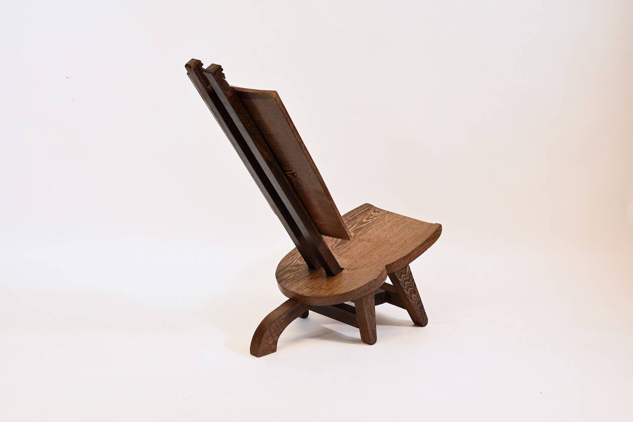 Chaise Africaine en bois de Wengé