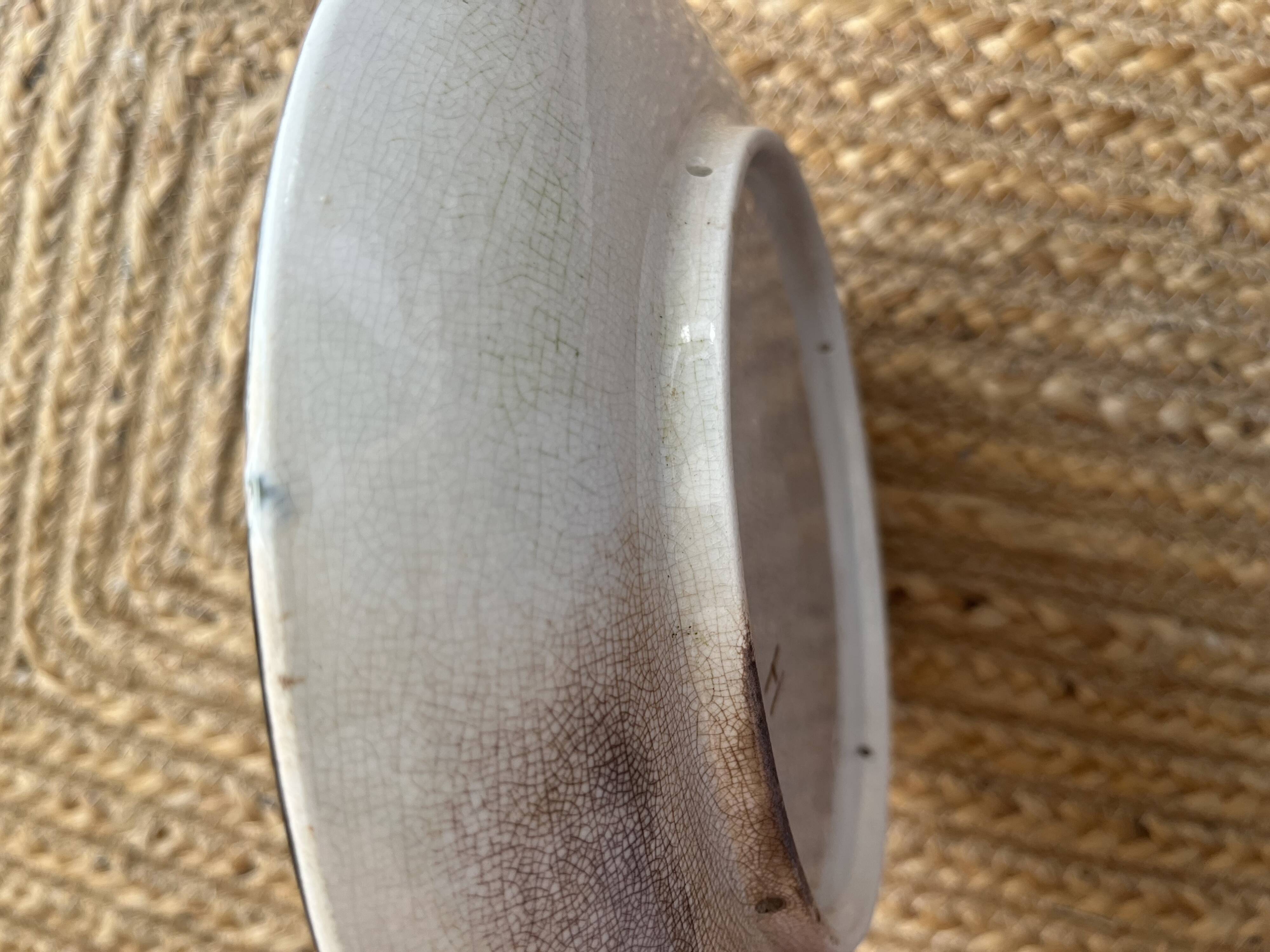 Majolica plate Art Nouveau