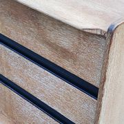 Vintage Gérard Guermonprez chest of drawers with 3 compass feet from the 50s