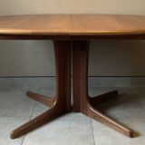 Baumann teak table in Scandinavian style circa 1960 extendable