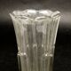 Vase, moderne du milieu du siècle, en verre rosaline pressé, Pologne, années 1950