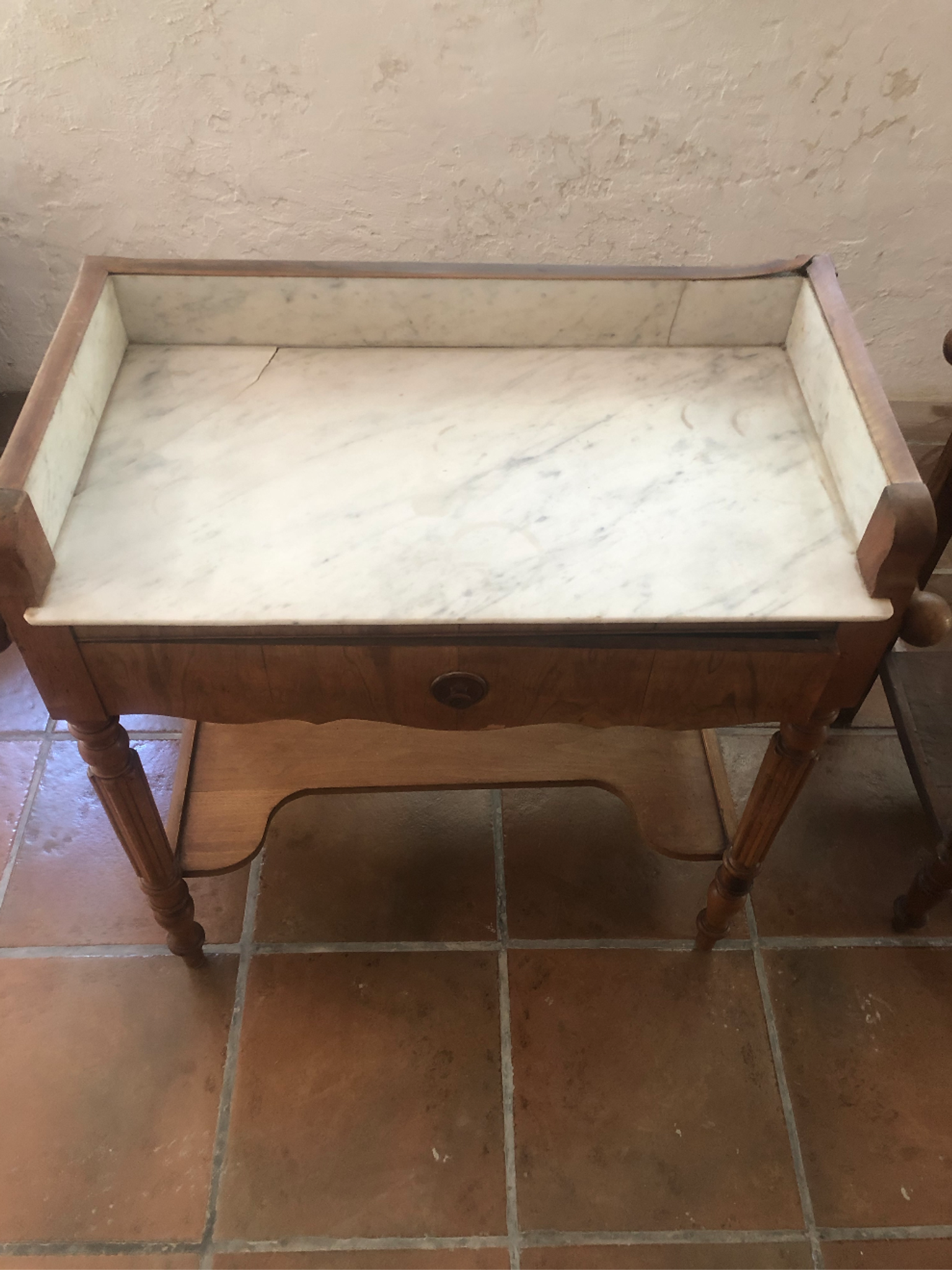 Pair of toilet tables