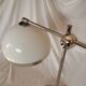 Lampe articulée, plastique et chrome, champignon, style 1970