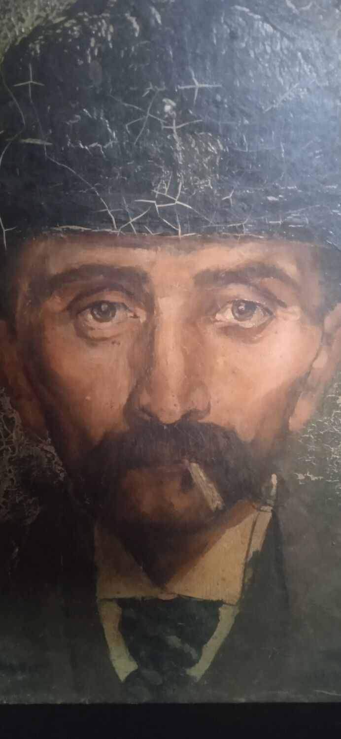 Portrait a man oil 1903