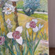 List of tigridias and hollyhocks, signed Maurice Bouillot 1972