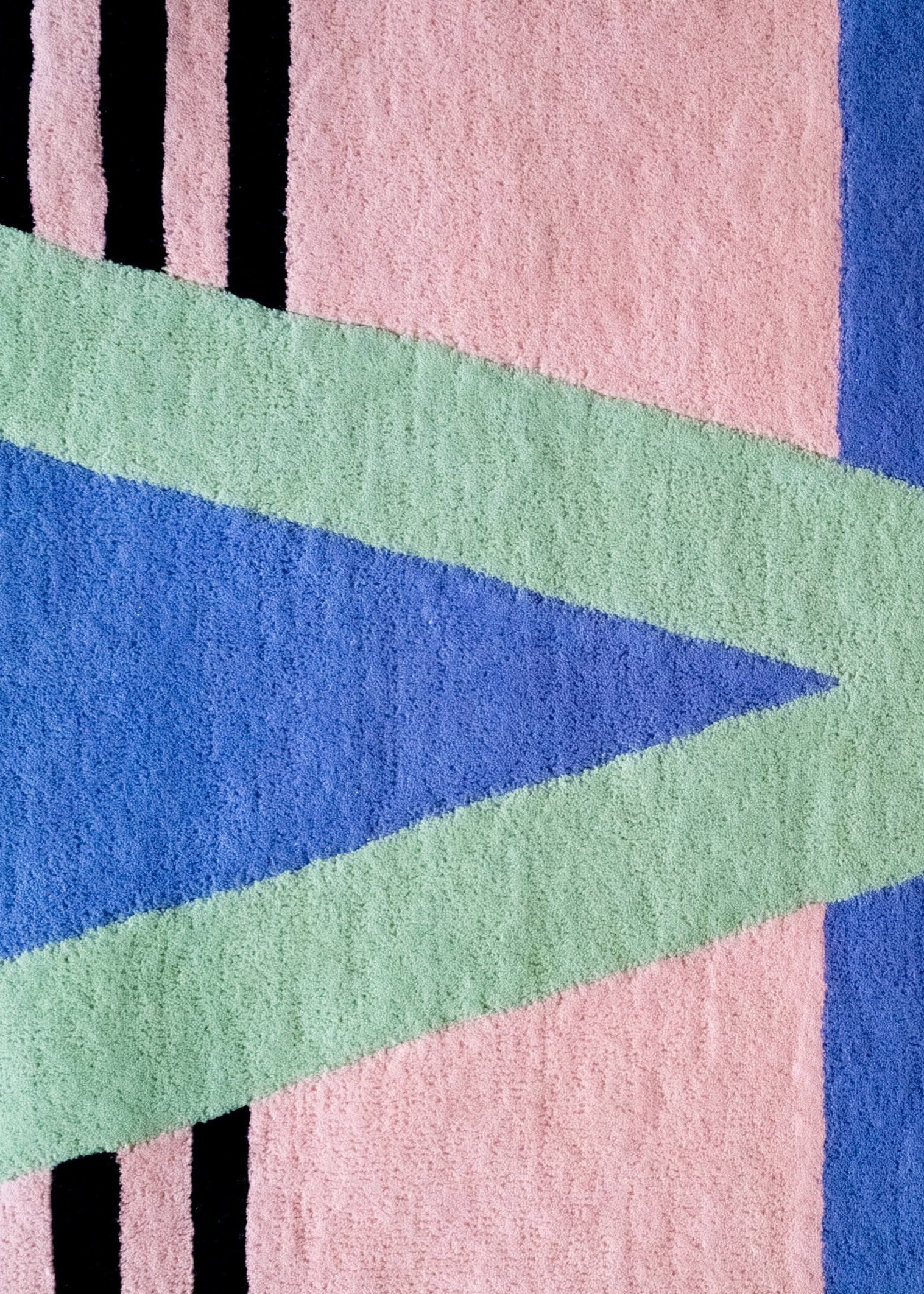 Tufted carpet in wool Modern Light Handmade 140 x 210 cm