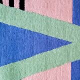 Tufted carpet in wool Modern Light Handmade 140 x 210 cm