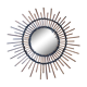 Miroir soleil en rotin 75cm