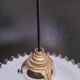 Opaline glass pendant light