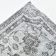 5x9 Vintage Soft Pastel Gray Oriental Pattern Turkish Rug, 160x271Cm