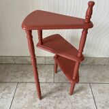 Old plant holder repainted in terracotta