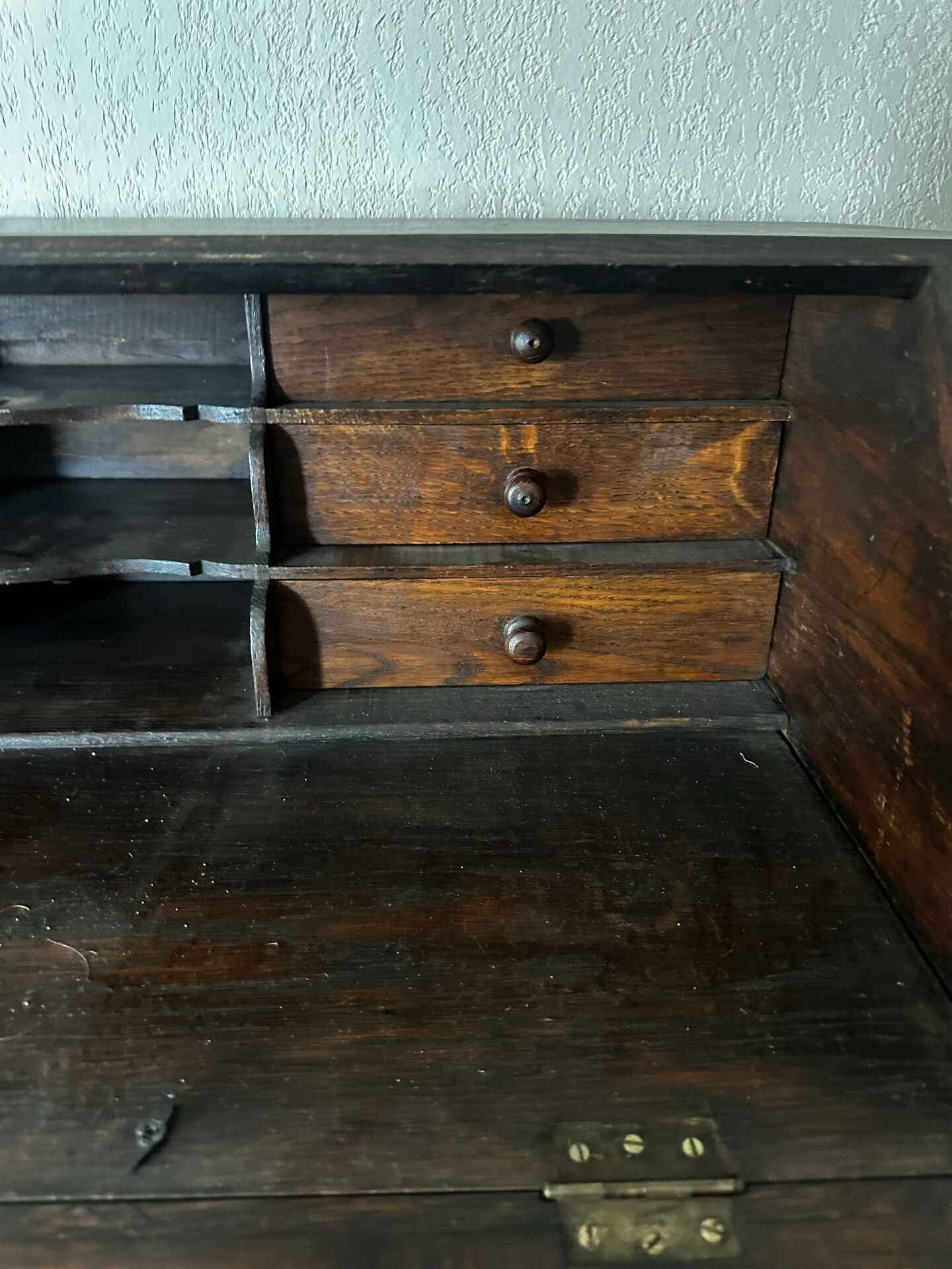 French Louis XV Style Slant-Front Secretary Desk