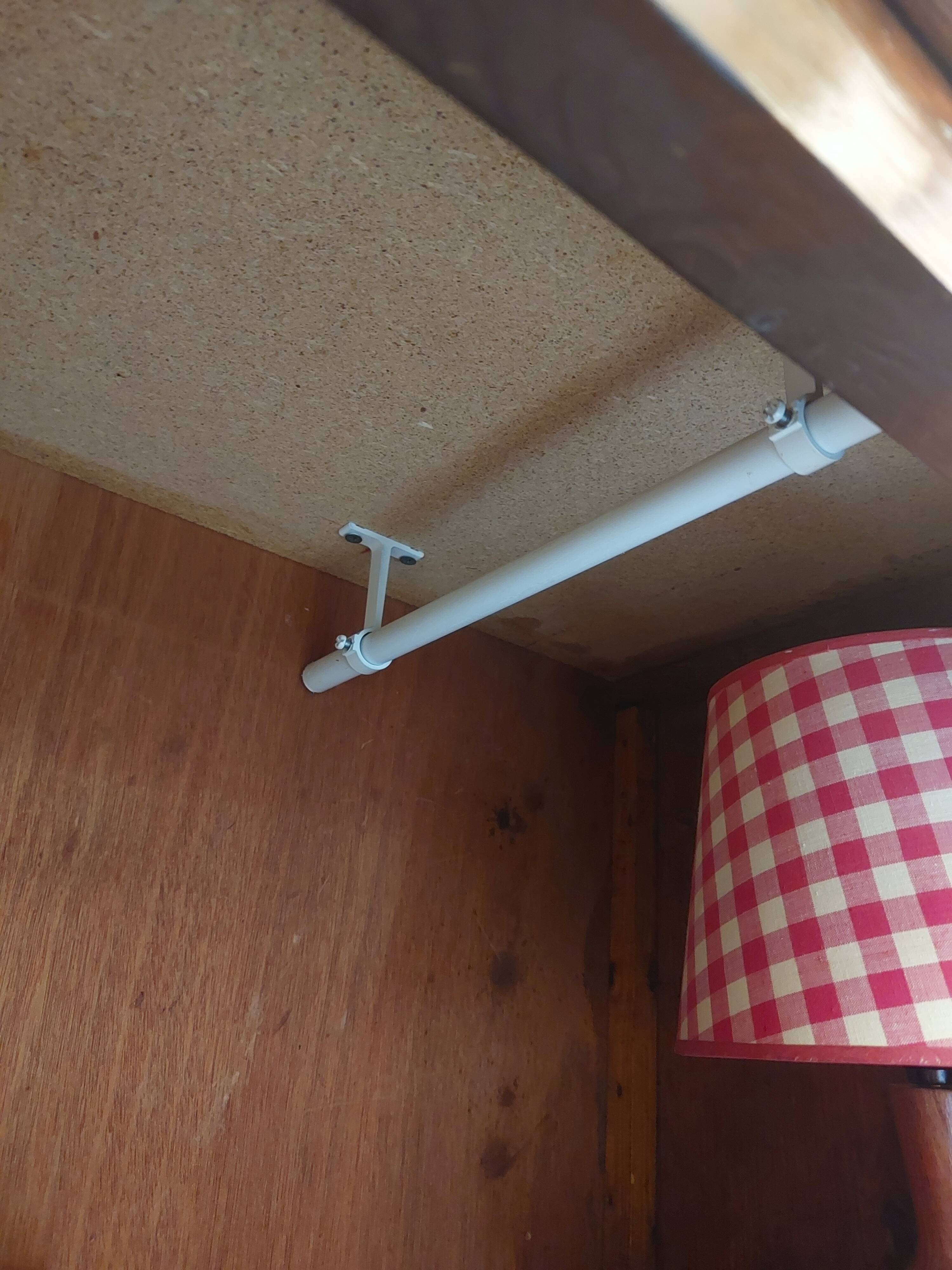 wardrobe, clothes rail
