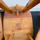 6 vintage Chairs Cembro pine Brutalist style circa 1975 Idcco Annecy