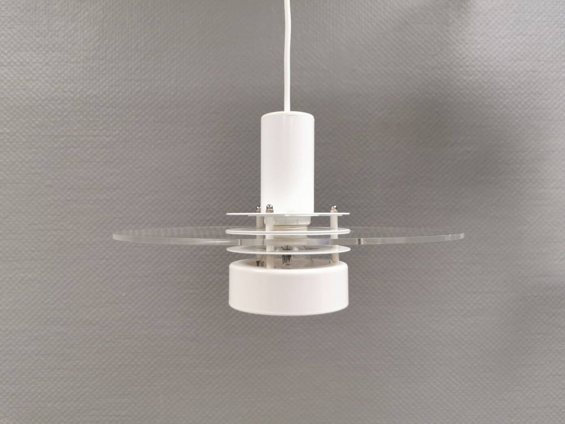 Classic Space Age pendant lamp from the 1980s, Denmark.