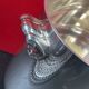 Champagne bucket cooler silver metal shell socket, Gallia Christofle