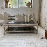 70s Belgo Chrome coffee table