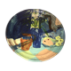 Hand-painted terracotta dish