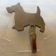 Silver metal Scottish coat hook