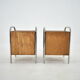 1940s Pair of Bauhaus Bedside Tables, Czechoslovakia