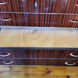 Large vintage chest of drawers 4 drawers restyled