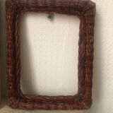 Rattan photo frame