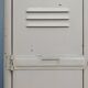 Vintage metal locker with 2 doors