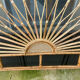 headboard in wicker and rattan