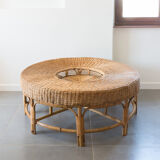 Rattan coffee table 120 cm