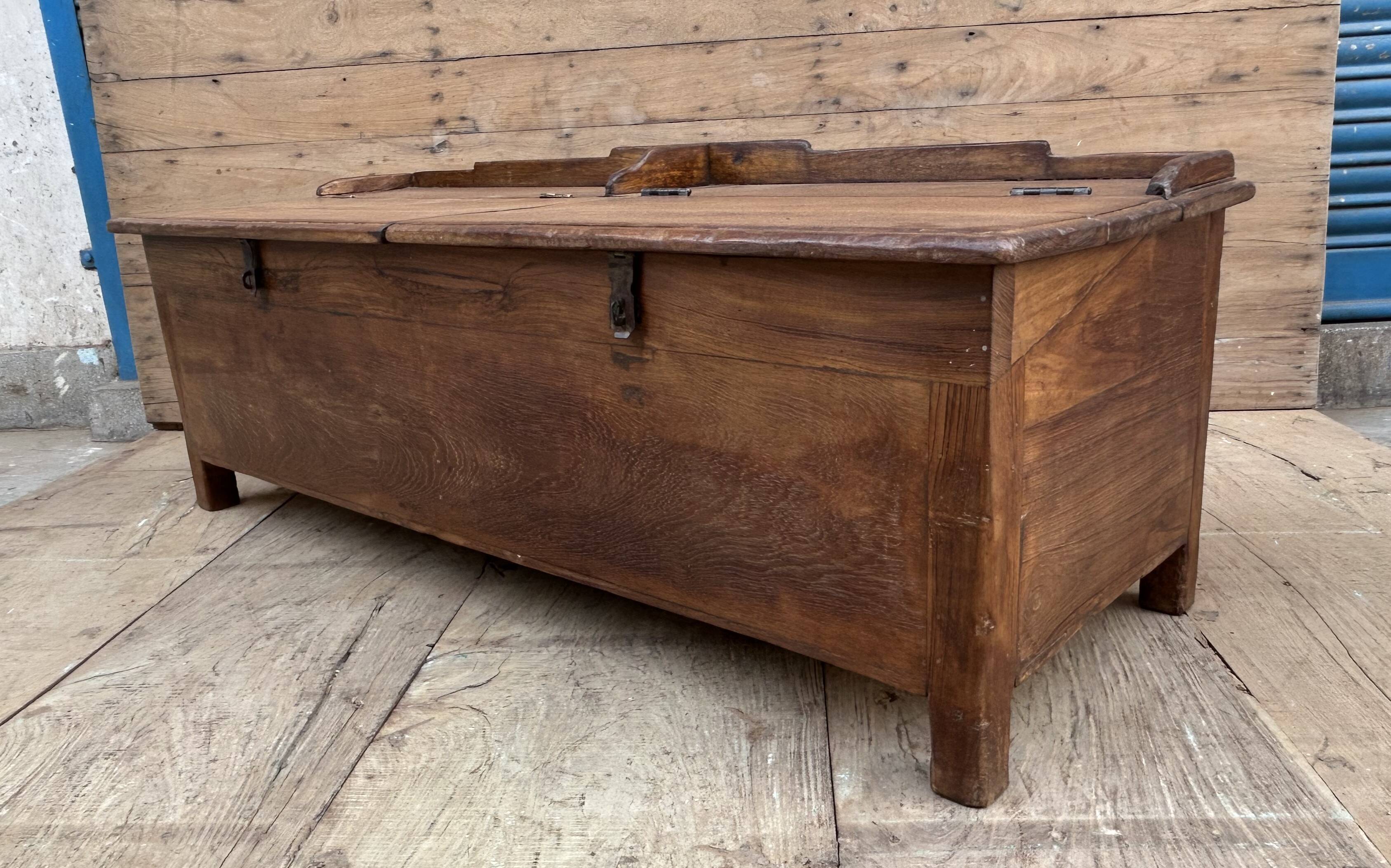 bench - teak safe from Burma