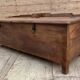 banc - coffre en teck birman